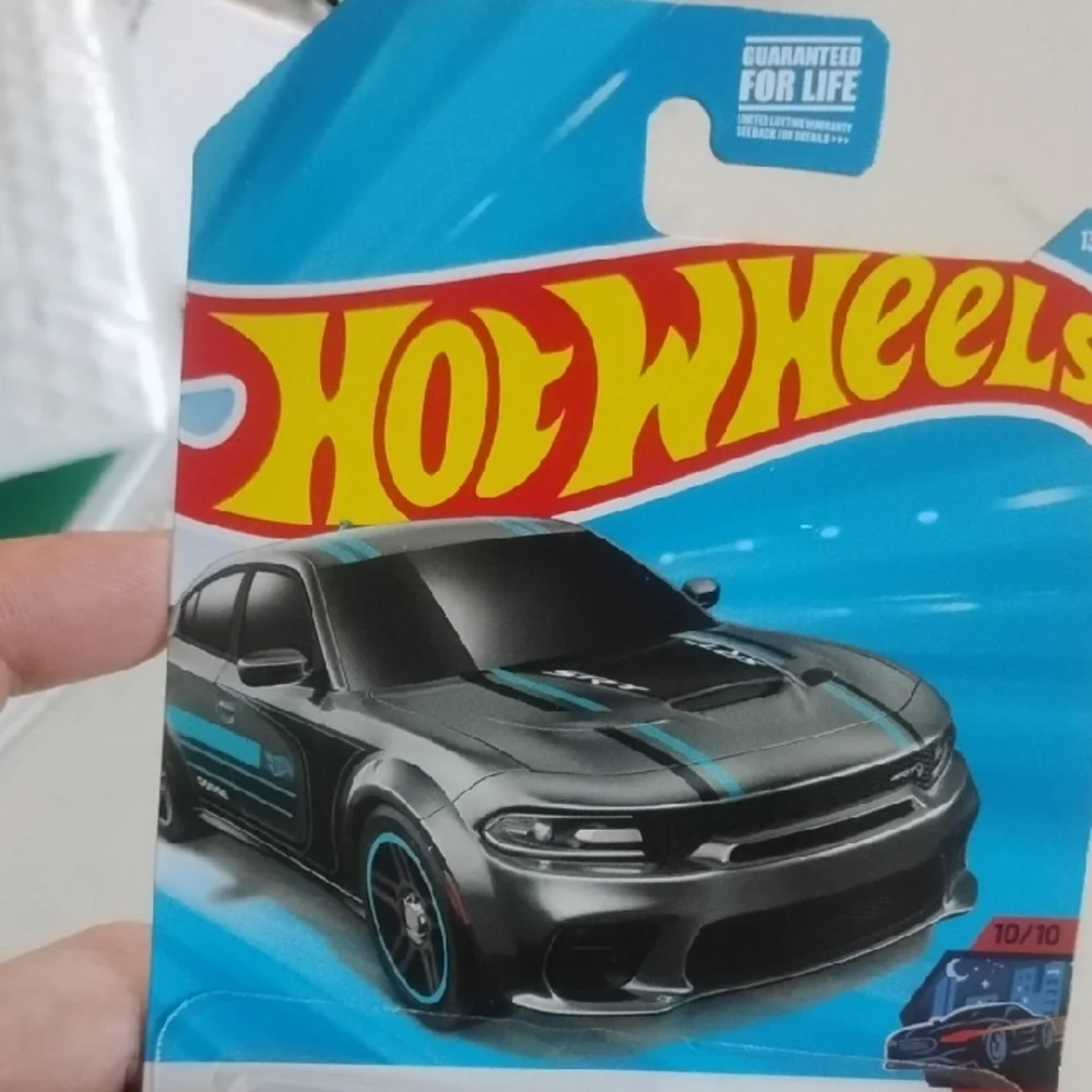 Mattel Hot Wheels '20 Dodge Charger Hellcat - Silver with Teal Stripes